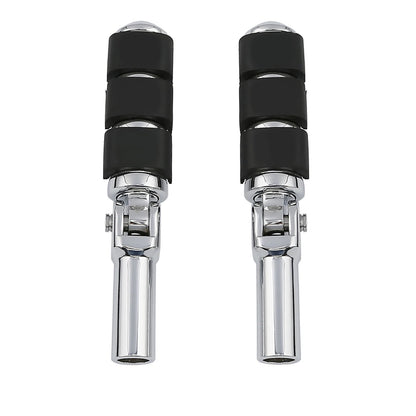 Slim Chrome Rear Foot Pegs Mount for Harley Softail Cross Bones (2008-2017)