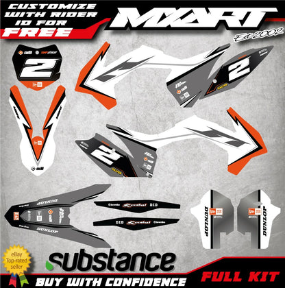 Graphics Kits BEAST Style for KTM SXF 250 SX 250F (2013-2015) Decals