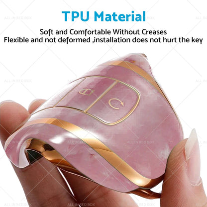 TPU Pink Car Remote Key Fob Case Cover for Chery Omoda 5 (2022-2023)