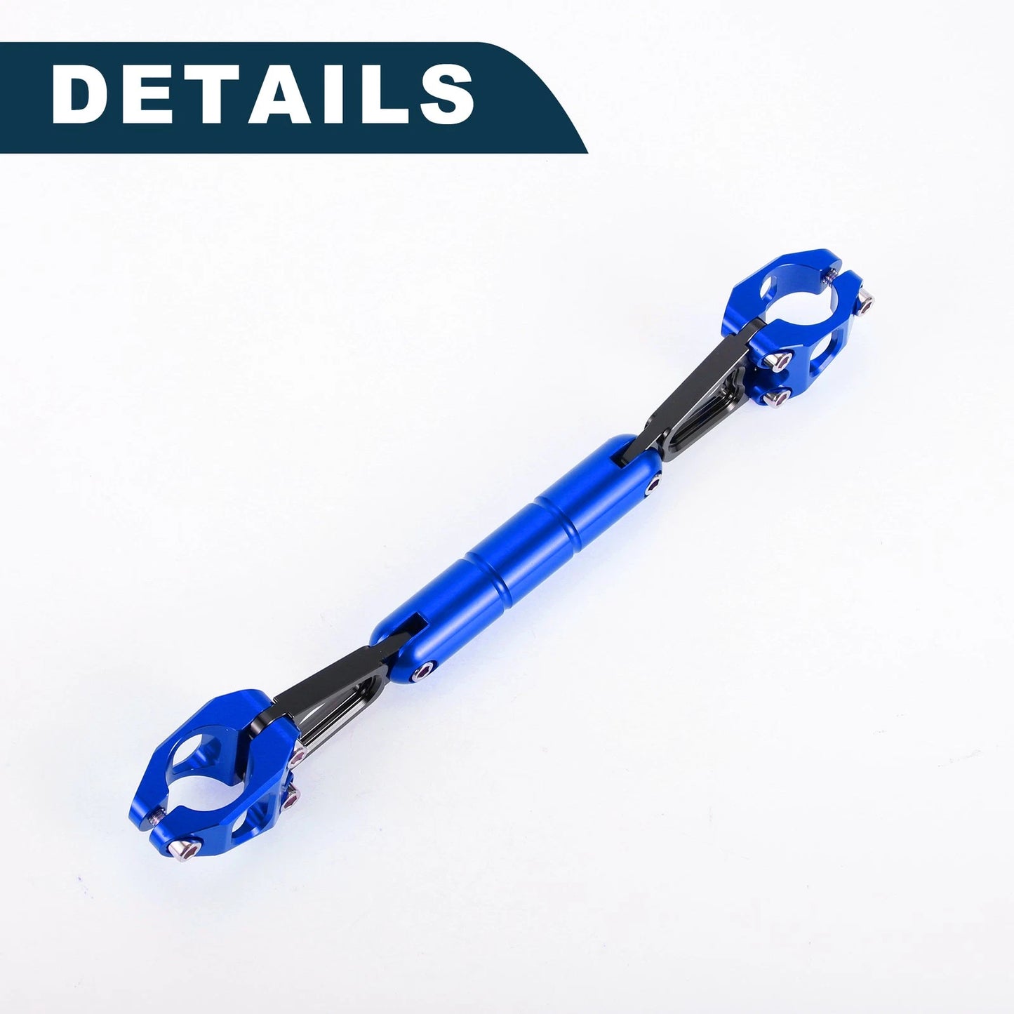 Blue Adjustable Handlebars Cross Bar with Wrench for Motorcycle