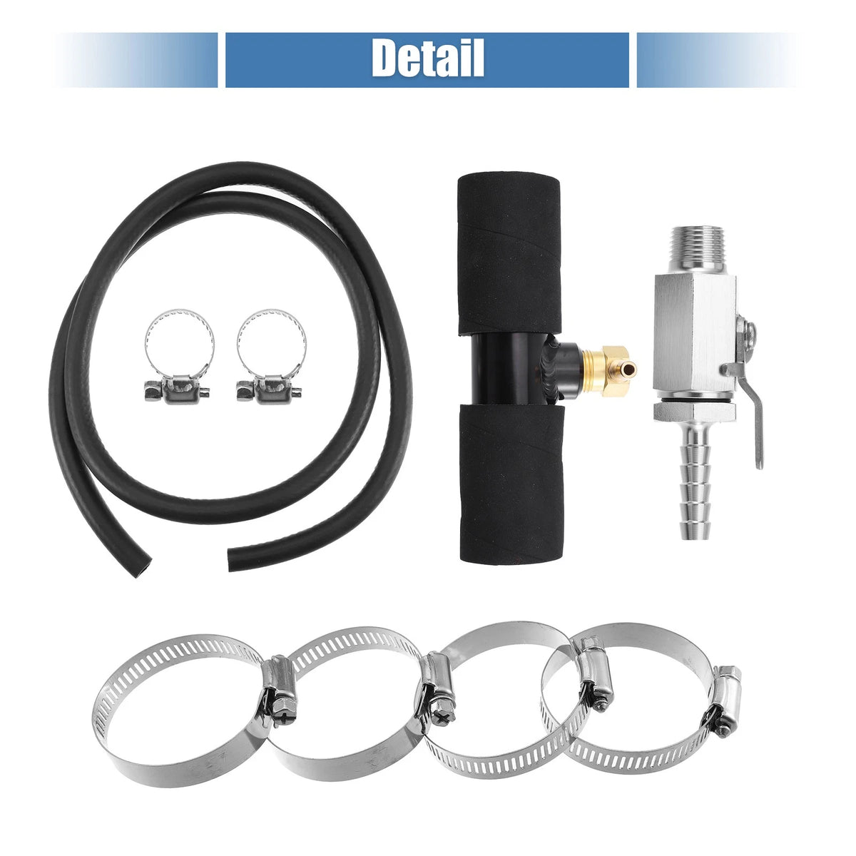 Auxiliary Diesel Fuel Tank Install Kit 1-1/2" for Ford & Chevrolet