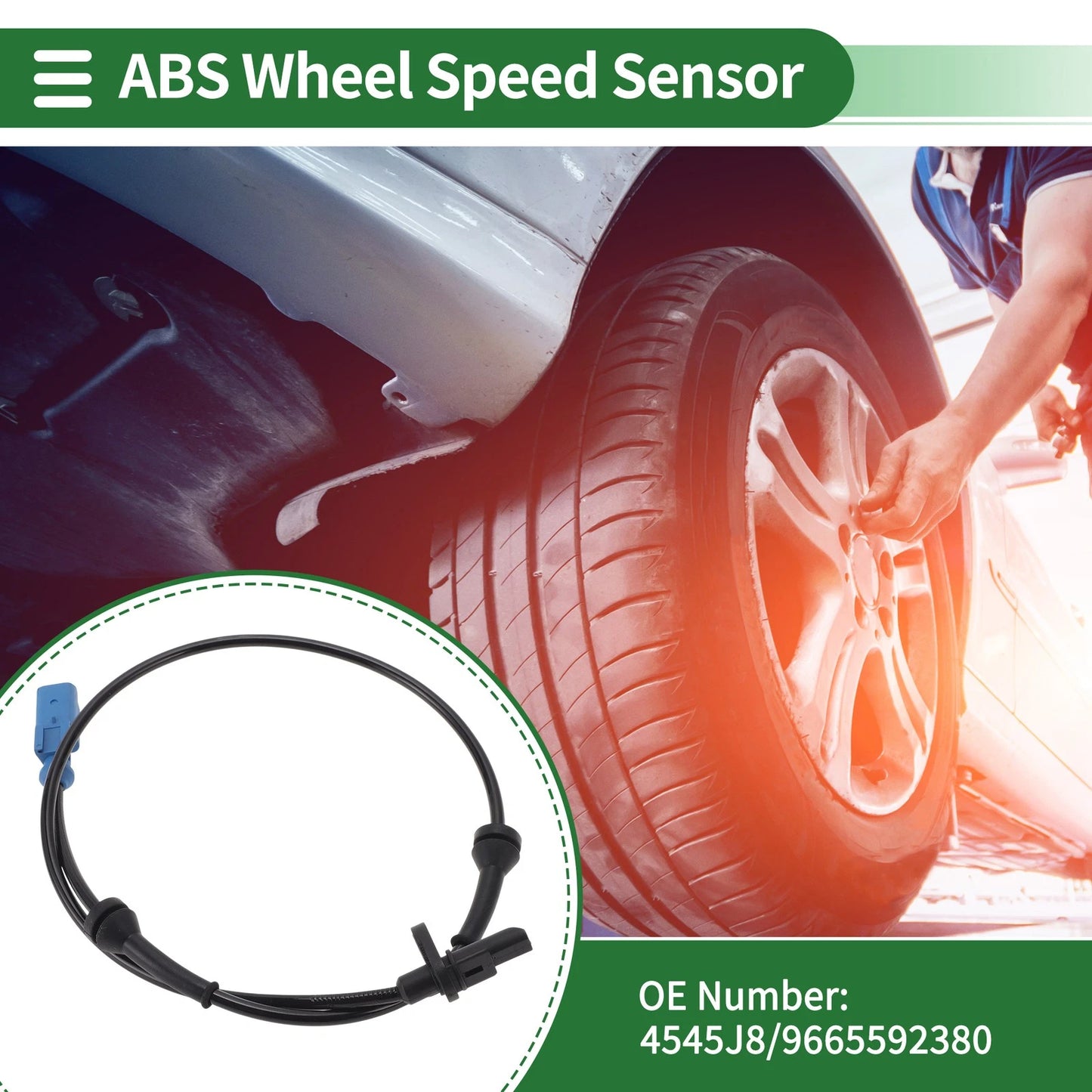 ABS Wheel Speed Sensor for Peugeot 207 (2008-2014)
