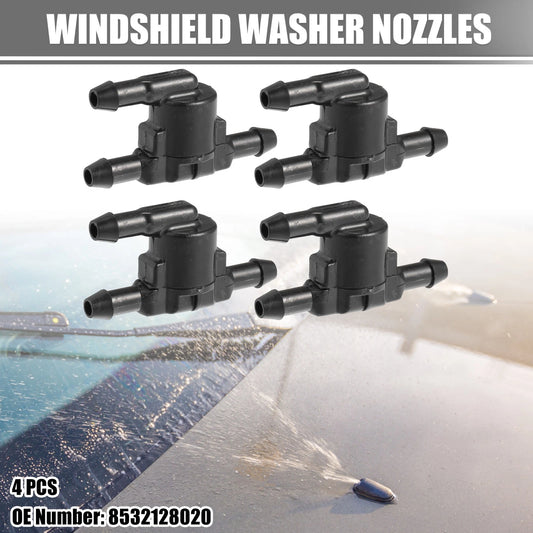 4pcs Windshield Wiper Washer Nozzle Spray Jet for Toyota Camry