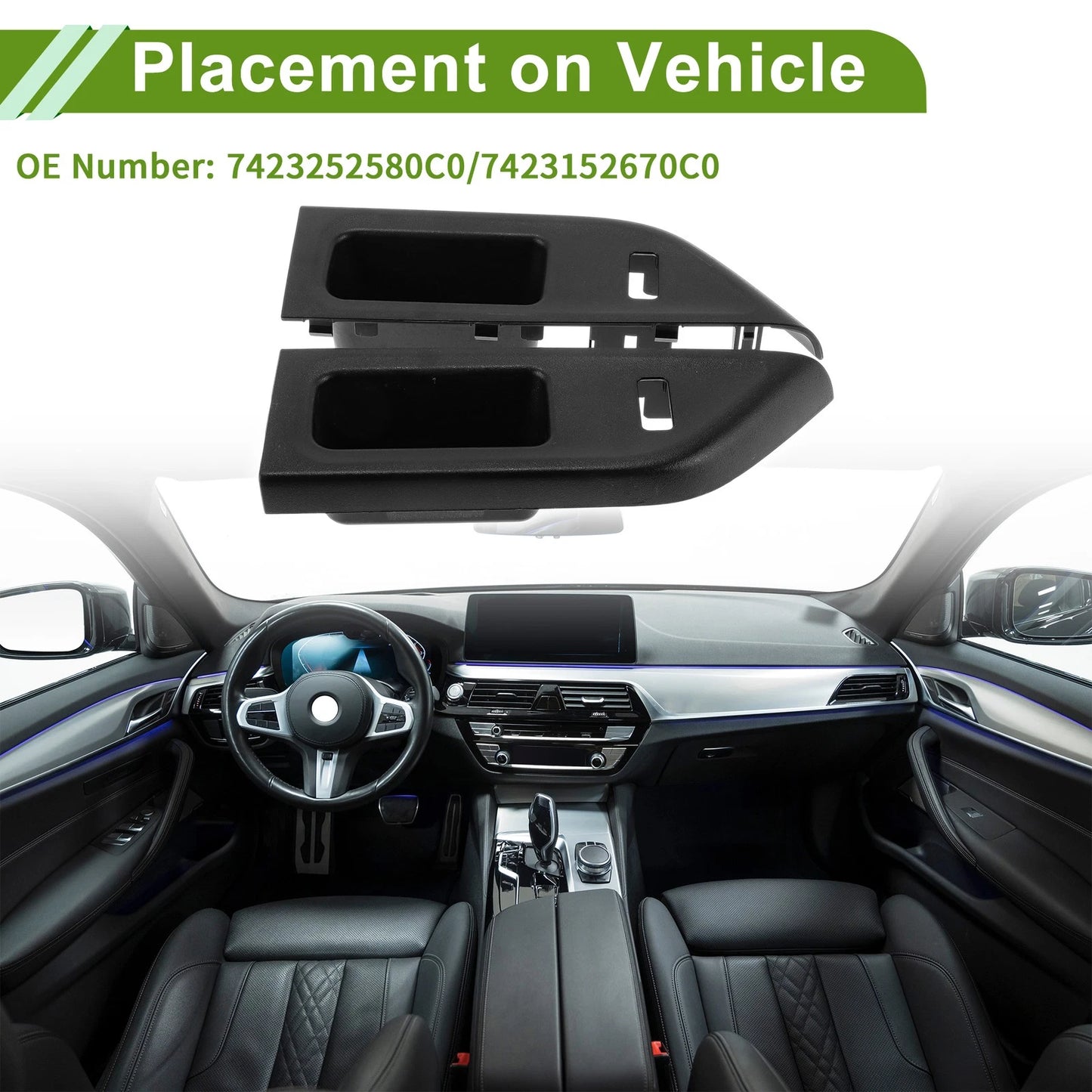 Window Switch Bezel Cover for Toyota Yaris Hatchback 2 Door (2006-2011)