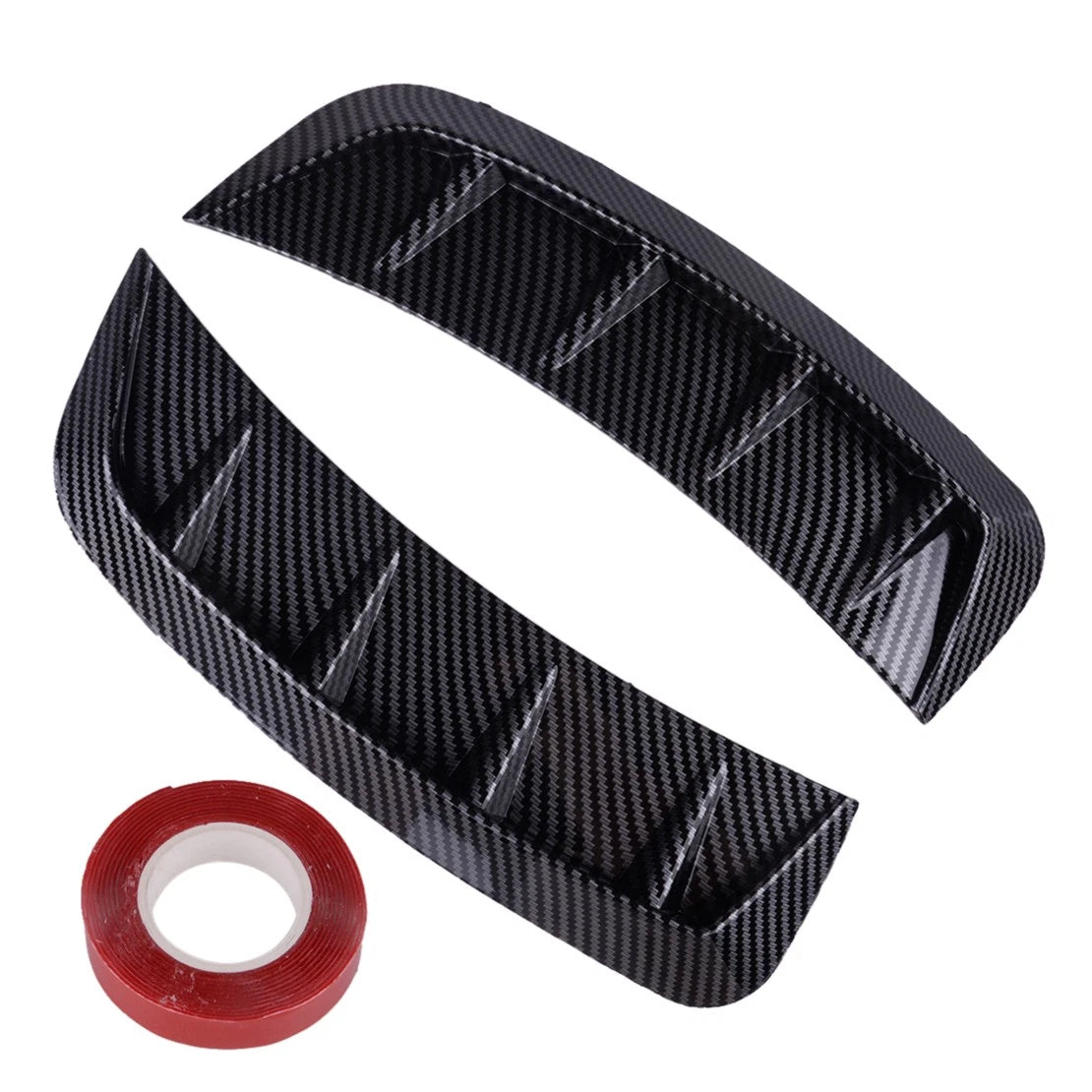 2 x Carbon Fiber Style ABS Wheel Eyebrow Arch Protector