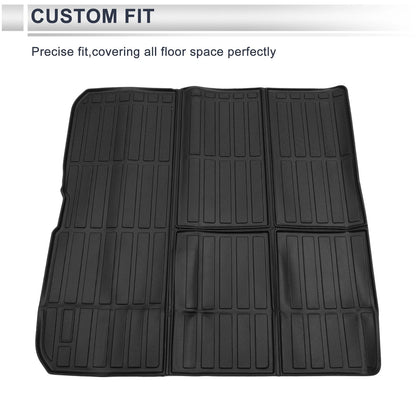 Cargo Liner Rear Trunk Mat for Honda Pilot 2016-2022 Long Grid Pattern TPE