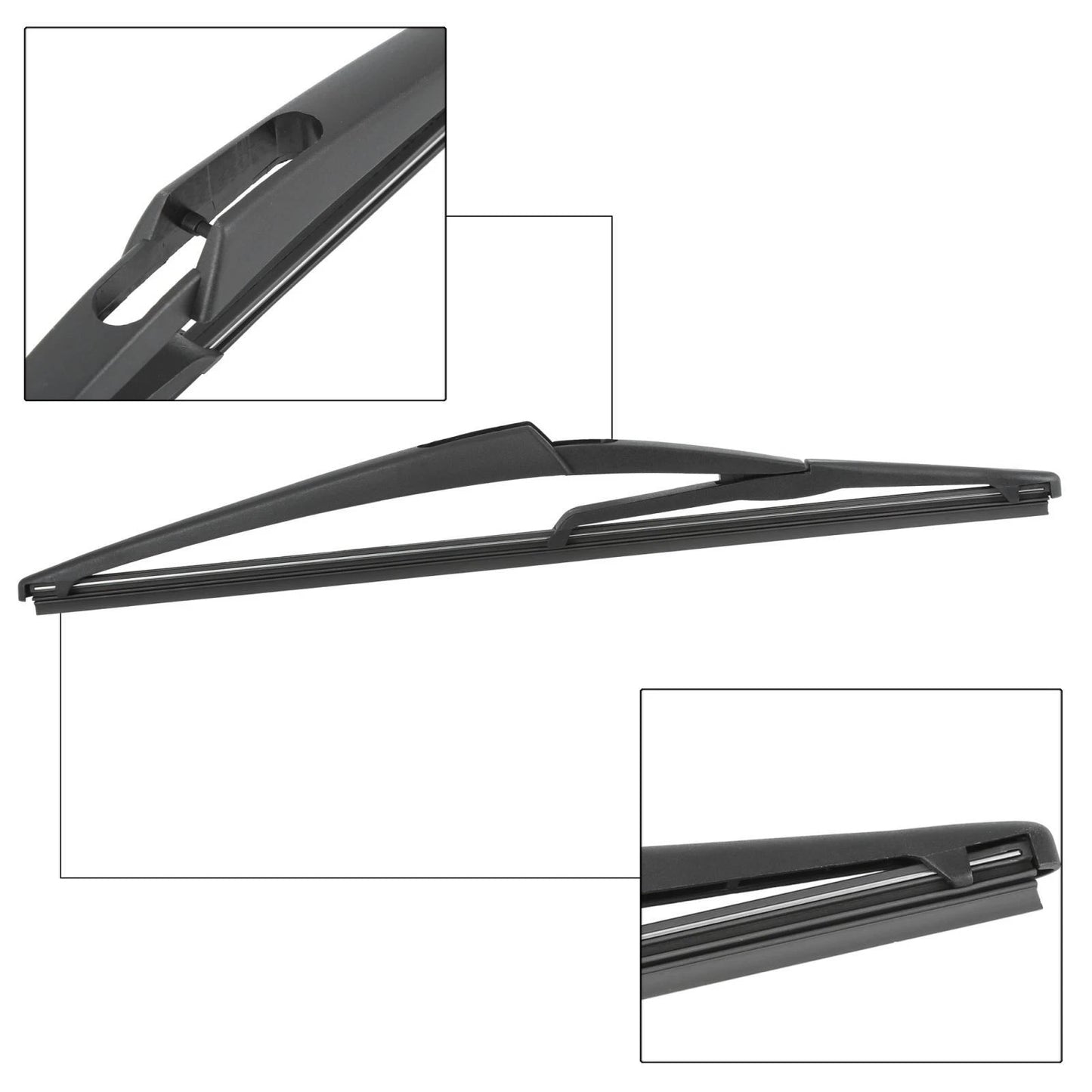 12" Rear Windshield Wiper Blade Arm Set for Nissan Juke (2010-2020)