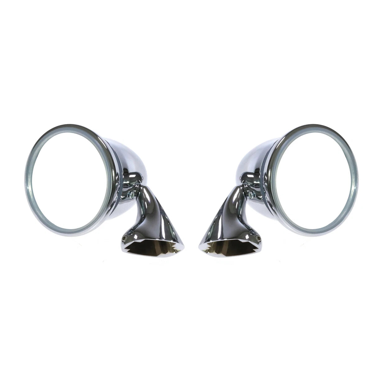 Chrome Bullet Style Door Fender Mirror for MG MGB MGC GT Coupe Roadster 2-Door