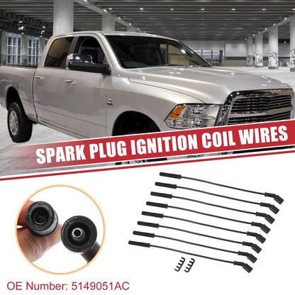 8 x Spark Plug Wire Ignition Coil Cables for Dodge Dakota Durango (2000-2004)