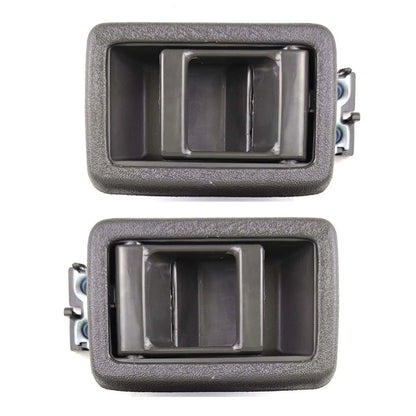 L+R Interior Grip Holder Inner Door Handle Gray Fits Nissan D21 Navara 1986-97