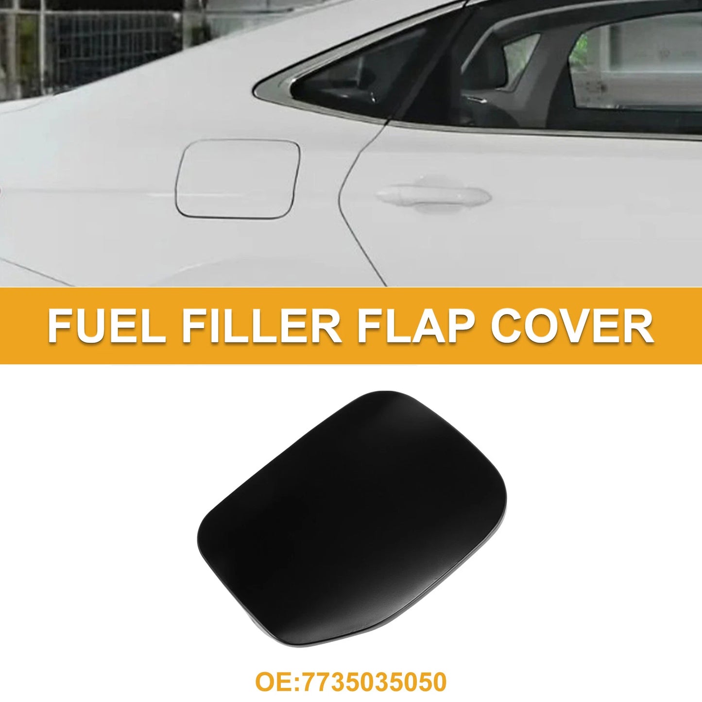 Fuel Tank Door Cap for Toyota 4Runner (2003-2009) Black Filler Flap Cover