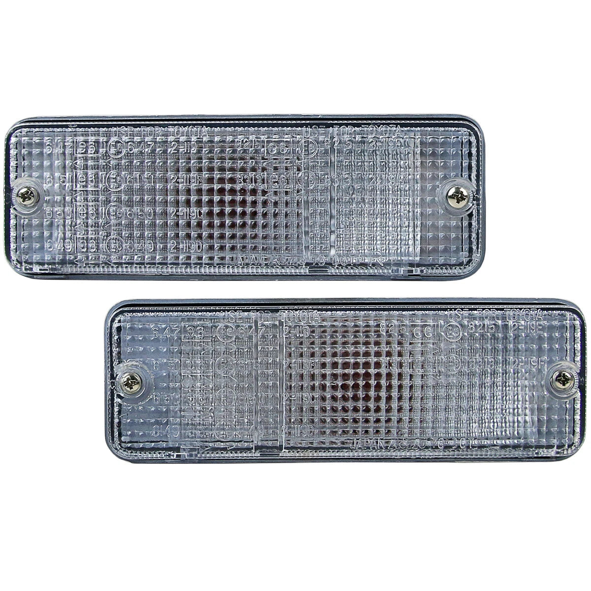 Clear Lens Front Bumper Light for Toyota Hilux LN56 LN60 LN65 (1983-1988)
