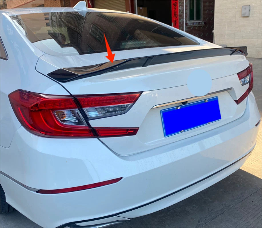 R Style Rear Spoiler Wing for Honda Accord Sedan 2018-2022 ABS Glossy Black