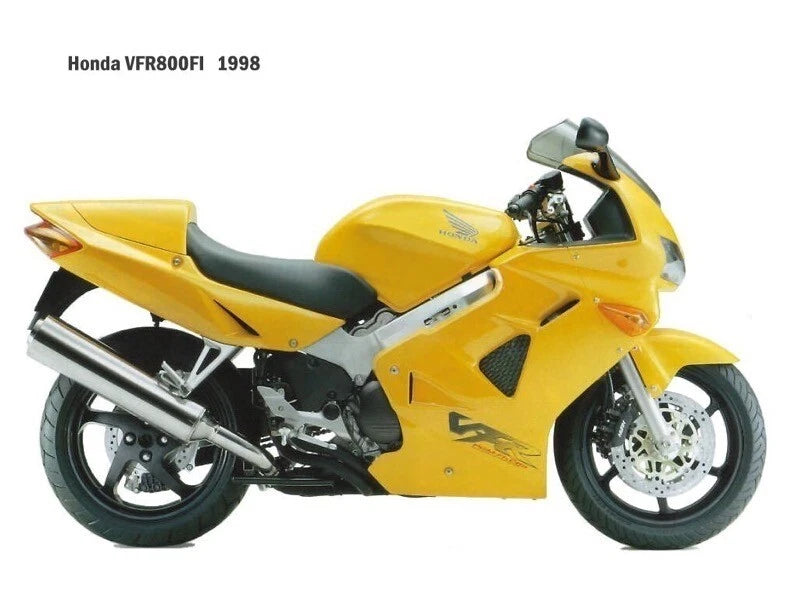 Parabrisas Acero Inoxidable Completo for Honda VFR800 (1998–2001)