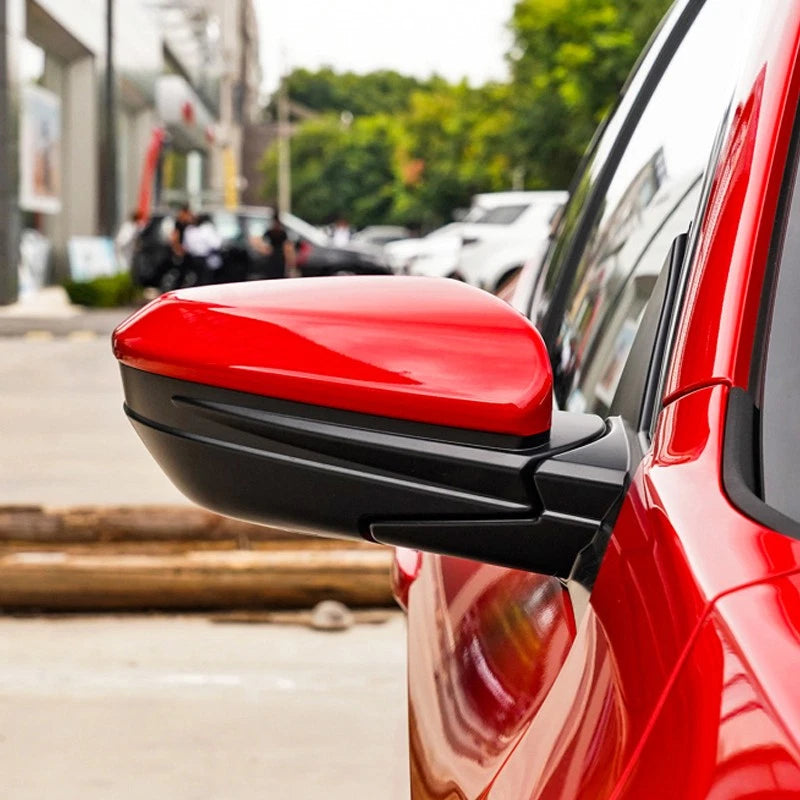 Red Right Wing Mirror Cap Cover for Honda Civic (2016-2020)