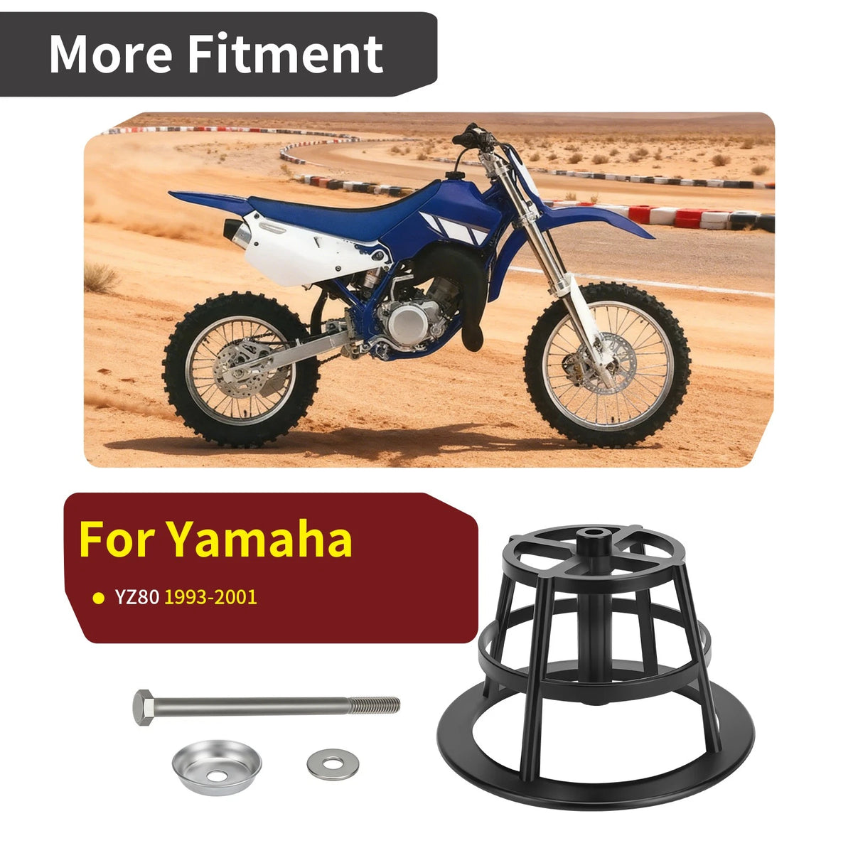 Air Filter Cage Holder w/ Screw Kit for Yamaha YZ80 (1993–2001)