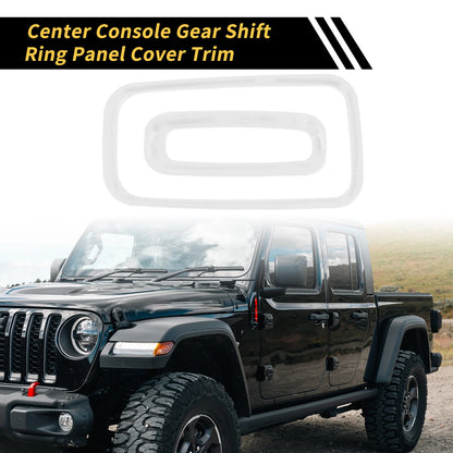 Center Console Gear Shift Ring Panel Cover for Jeep Wrangler JK JKU (2007-2018)