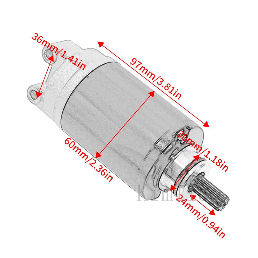Starter Motor for Kawasaki Z1000 ABS ZR1000G (2014-2016)