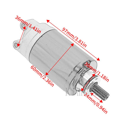 Starter Motor for Kawasaki Z1000 ABS ZR1000G (2014-2016)