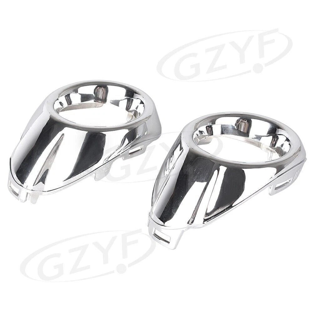 Front Fog Light Cover Bezels Trim Silver for Ford Focus (2012-2013)