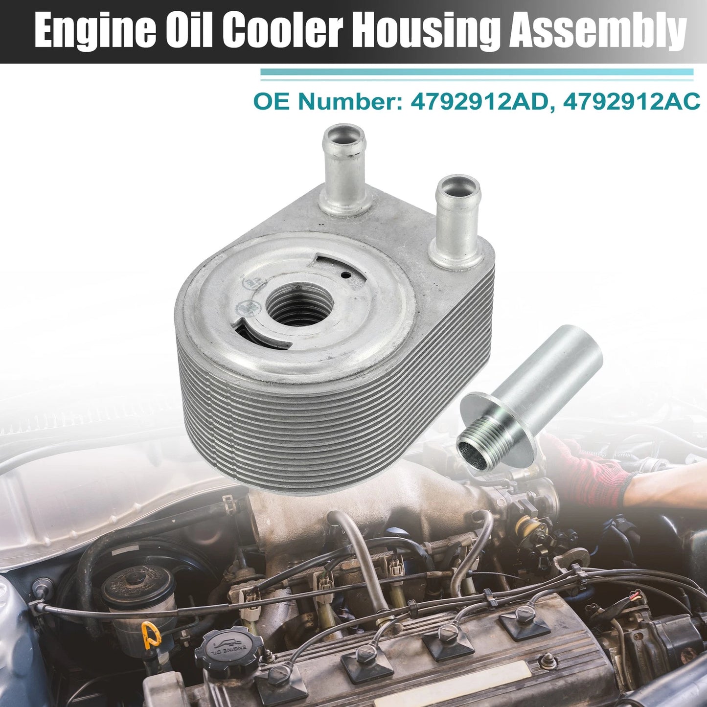 Oil Cooler Housing with Central Axis Sensor Assembly for Chrysler 300