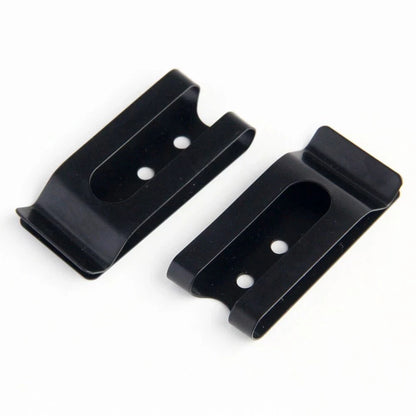 Belt Clip Hook 2 x Flat Base Manganese Steel Accessories for Vehicle