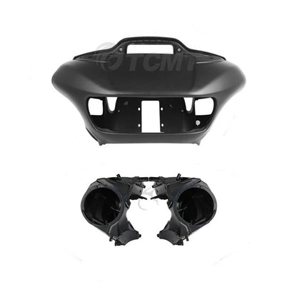 Matte Black Speaker Covers for Harley Road Glide (2015-2023)