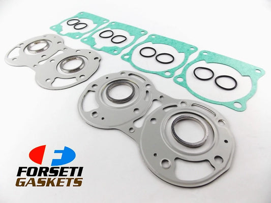 1mm O/S FORSETI Top End Kit 57.4mm Piston Set Gasket Kit for YAMAHA RZ500 (84-86)