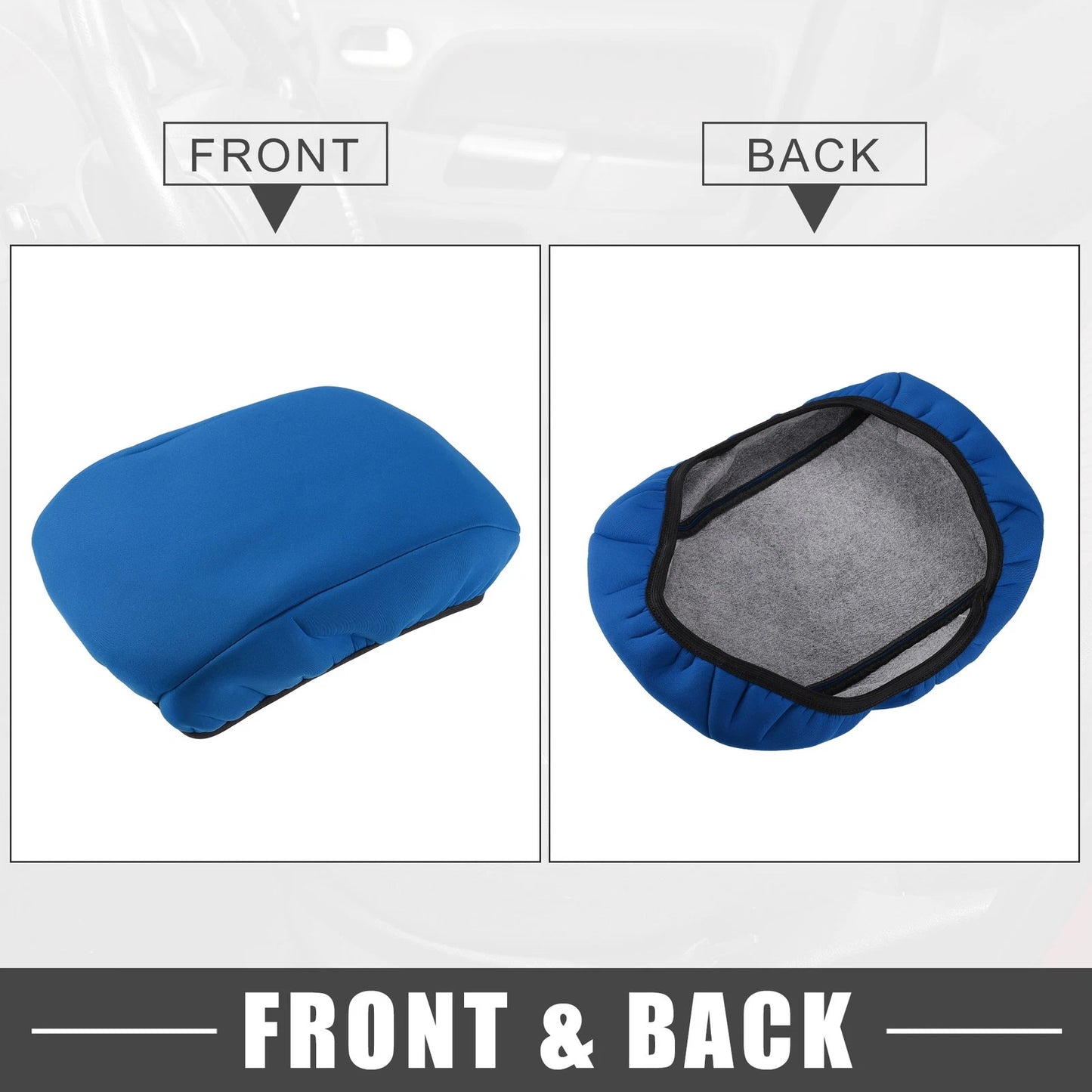 Car Center Console Armrest Cover for Ford Fusion (2017-2020) - Blue