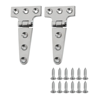 High Strength T Hinges for Boats 316 Stainless Steel with Screws