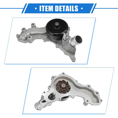 Engine Water Pump with Gasket for Jeep Wrangler JK (2012-2018)