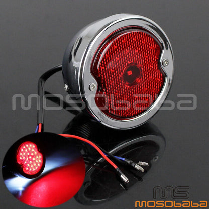LED Tail Light Assembly Red Lens for Ford Model Pick-ups & Wagons (1933-1936)