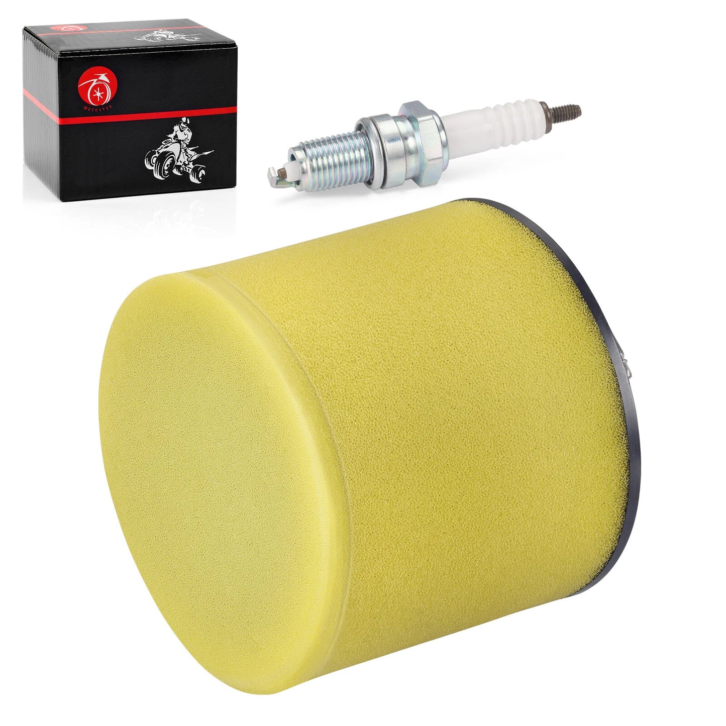 Air Filter w/ Spark Plug for Honda TR200 Fat Cat (1986-1987)