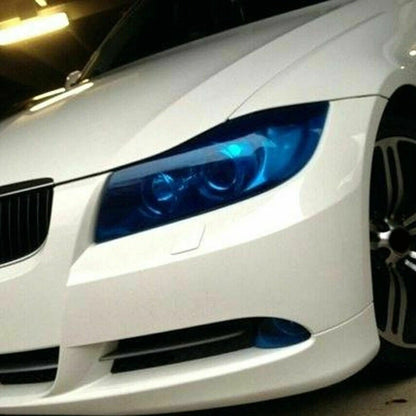 12x48 Gloss Dark Blue Headlight Taillight Fog Light Tint Film Vinyl Wrap for AU