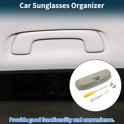 Sunglasses Case for Toyota Camry 2018-2022 Eyeglasses Holder Storage Beige