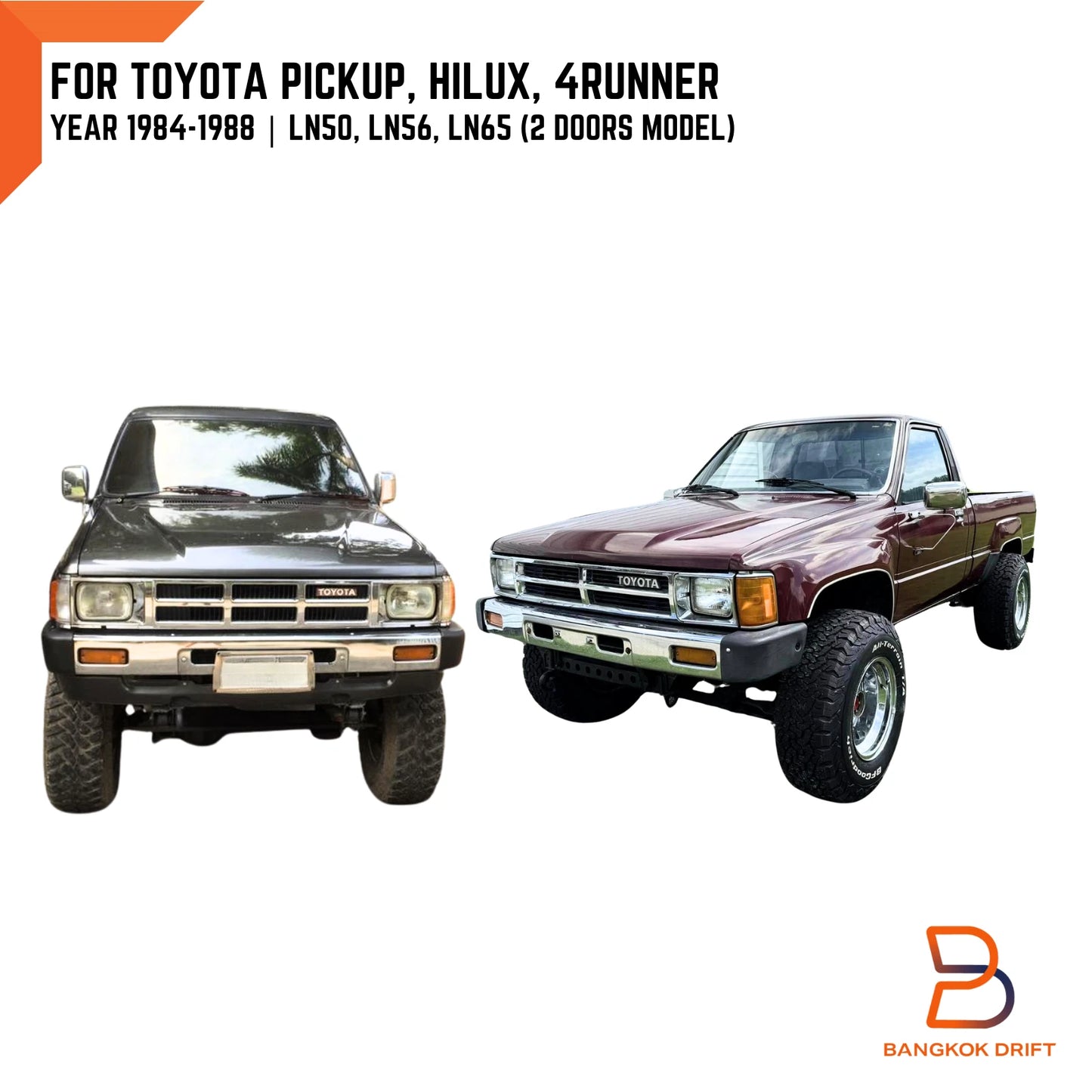 Front Door Seal Weatherstrip for Toyota Hilux (1984-1988)