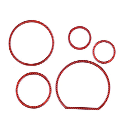 Red Carbon Fiber Speedometer Cover Trim for Toyota Tundra (2007-2013)