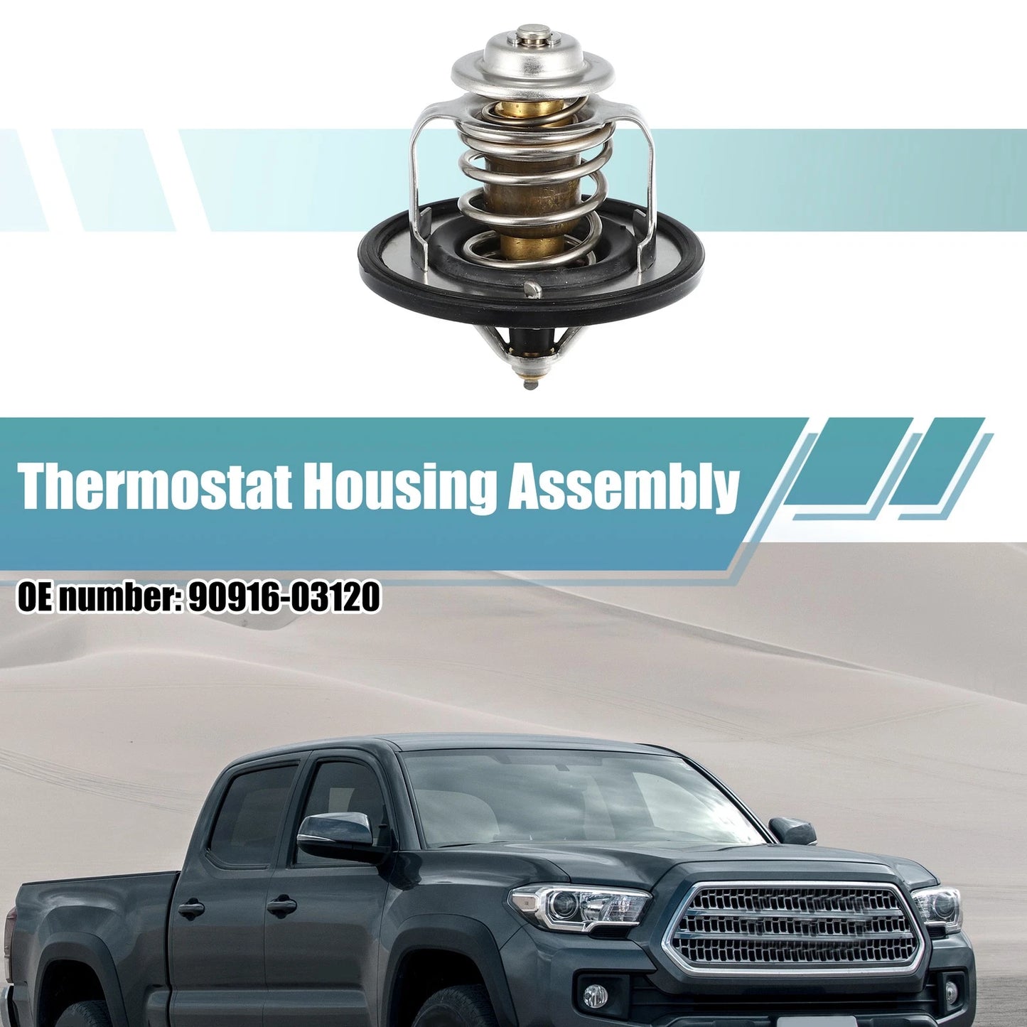 Engine Coolant Thermostat Housing for Toyota Tacoma Previa T100 (1995-2004)