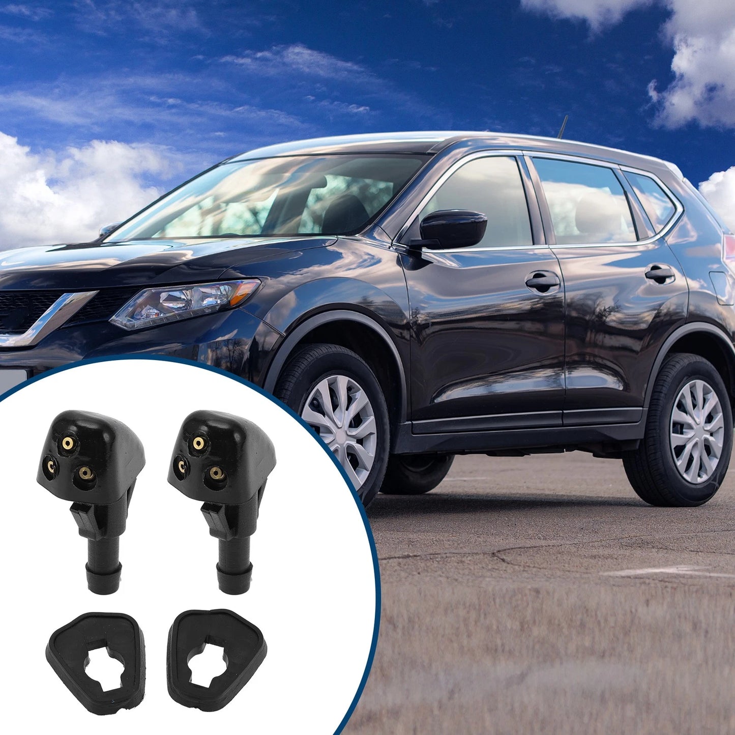 Front Windshield Washer Nozzles for Suzuki Aerio SX4 Grand Vitara Swift