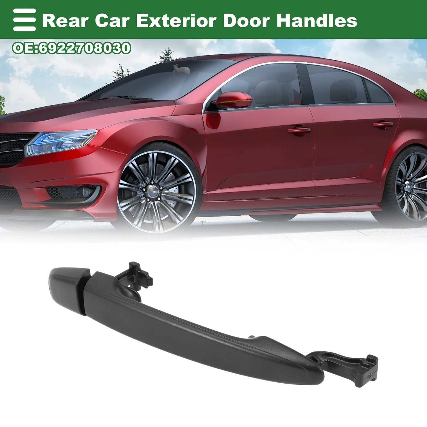 Rear Door Exterior Handle for Toyota Sienna (2004–2010)