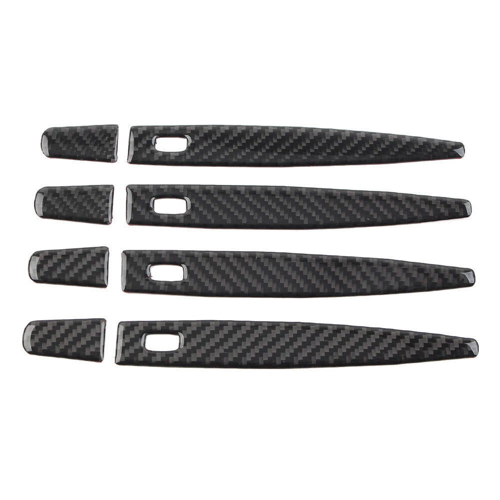 8 Pcs Outer Door Handle Cover Trim Black for Chevrolet Equinox (2018-2021)