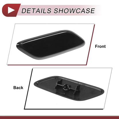 Front Right Washer Nozzle Cover for Honda CR-V MK3 Facelift 2009-2011 Black