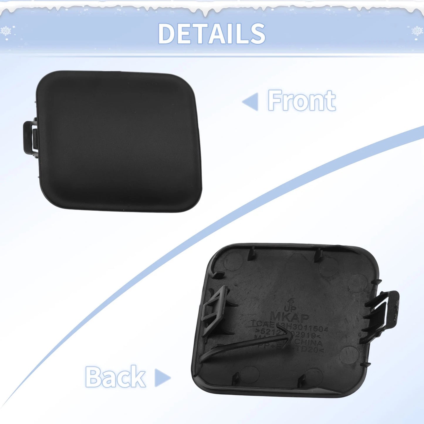 Right Front Tow Hook Cover for Toyota Highlander (2001-2003)