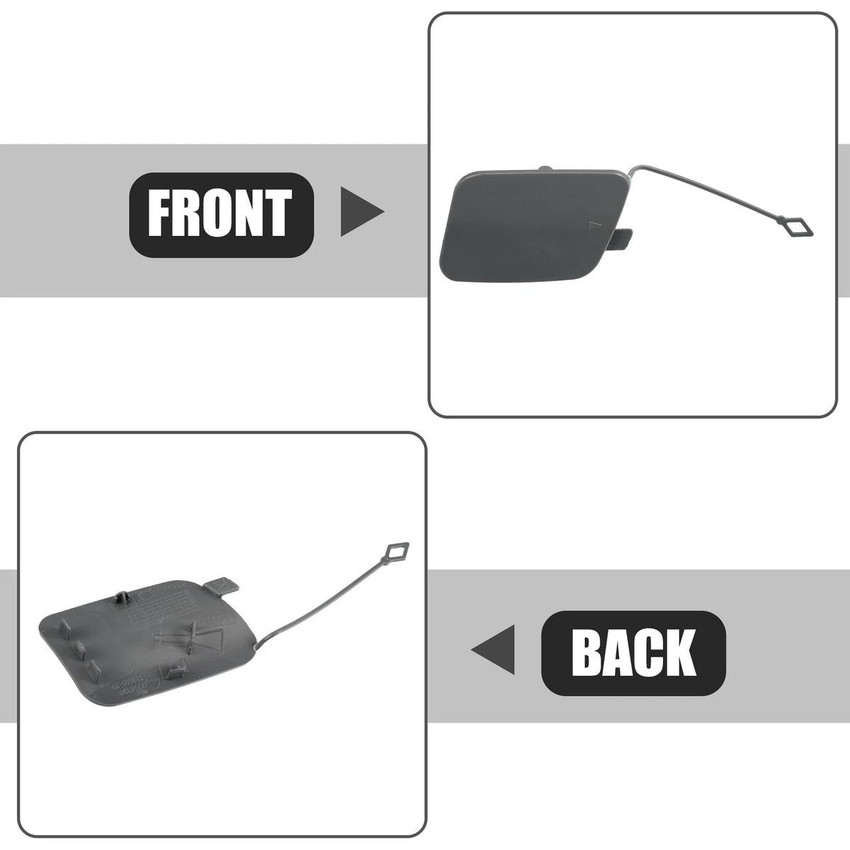 Rear Right Bumper Tow Hook Cover for BMW X5 SDrive35i (2014-2020)
