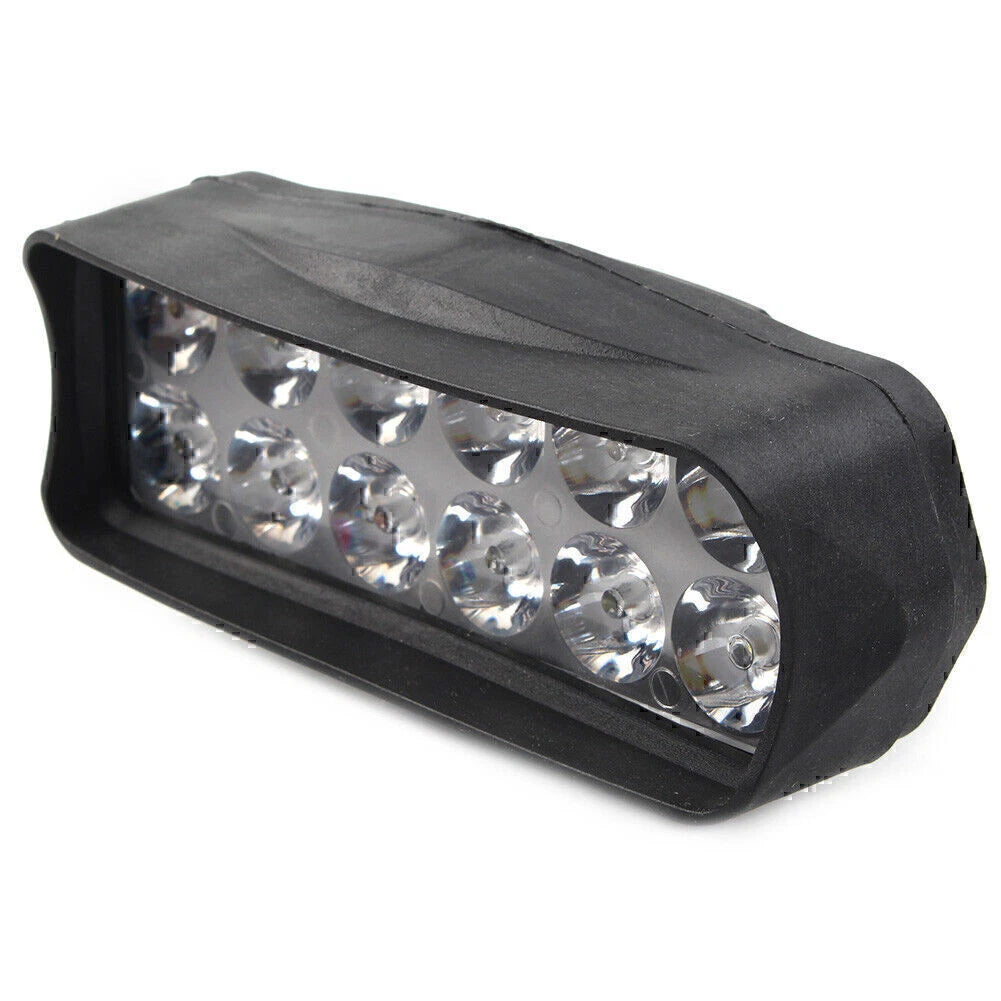 12-LED White Fog Light Headlamp for Motorcycle UTV ATV
