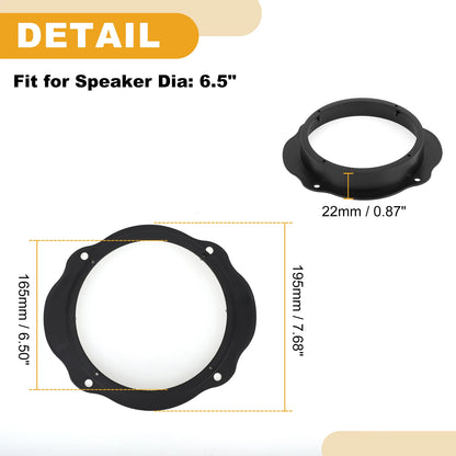 6.5" Car Speaker Subwoofer Mounting Spacer Bracket Ring for Ford