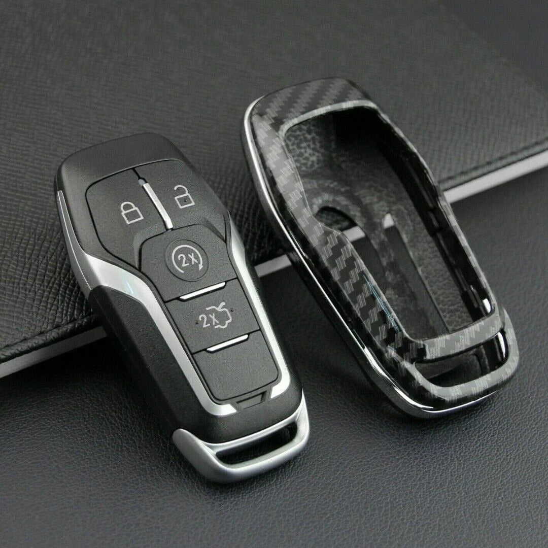 2 x Smart Key Cover & Chain Holder for Ford Lincoln