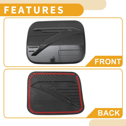 Fuel Tank Door Cap for Toyota Corolla Cross Carbon Fiber Black (2022-2023)
