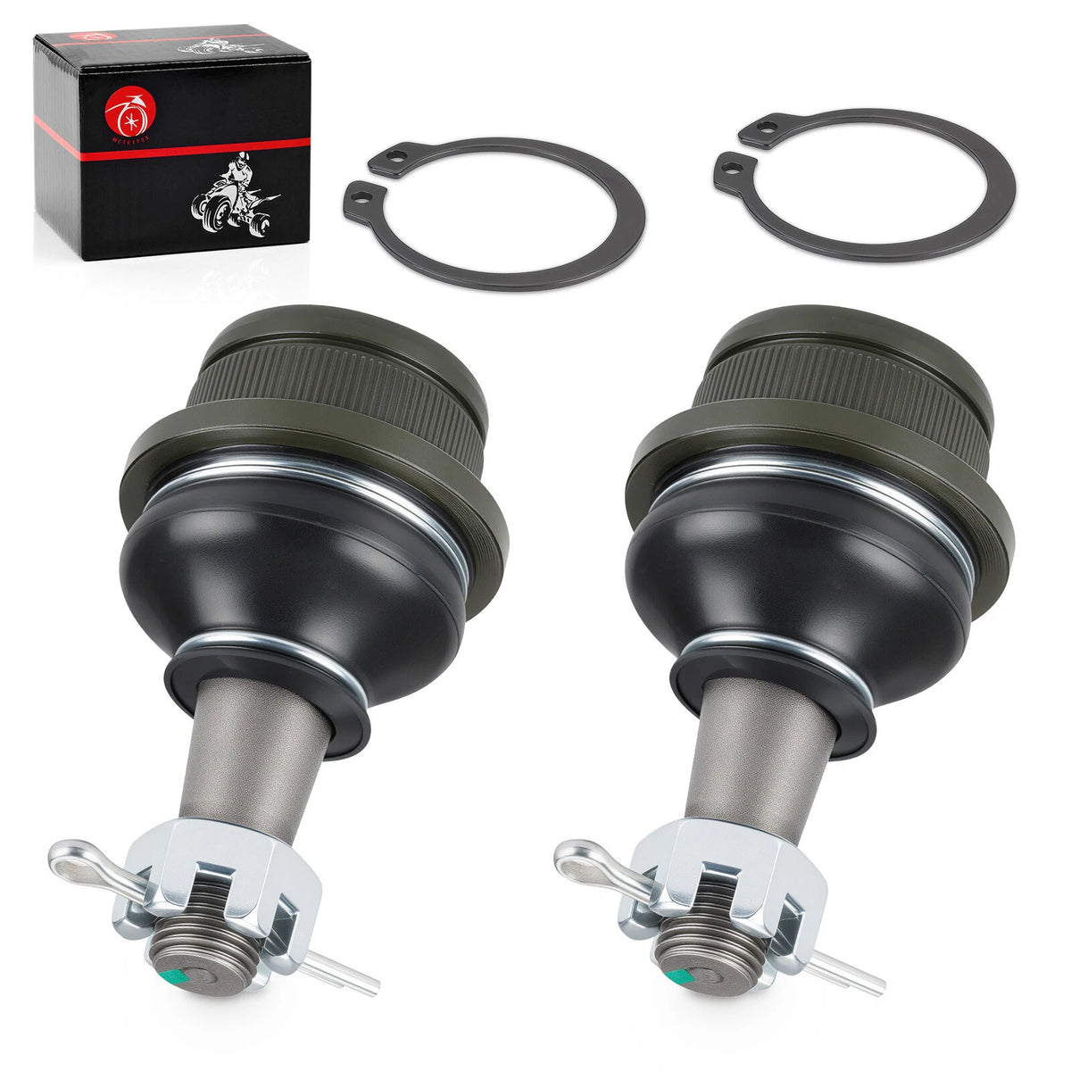 2 x Front Lower A Arm Ball Joint for Kawasaki Mule 600 610 (1999–2010)