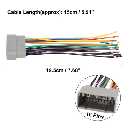 Car CD Player Wire Harness Adapter for Chevrolet Chrysler Dodge